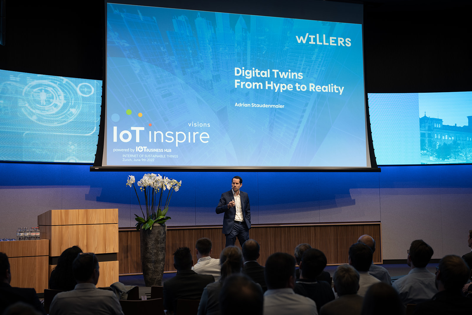 Key-note Presentation of Adrian Staudenmaier (Division Manager at Willers) at IoT Inspire Zurich 2022